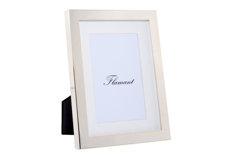 Decoration Flamant  | Millie, Cadre Photo, Argente, 10X15