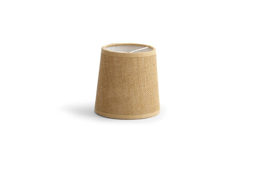 Luminaires Flamant  | Clips, Abat-Jour, Jute, Cylindrique, 10 Cm